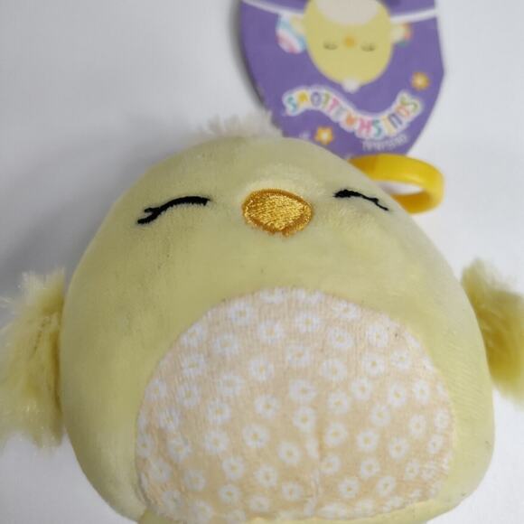 Squishmallow Aimee The Chick Easter 3 Inch Clip‎ NWT - Picture 6 of 6